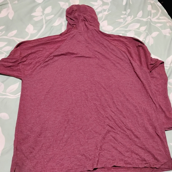 UFC Burgundy Hoodie with Black Emblem - Picture 5 of 7